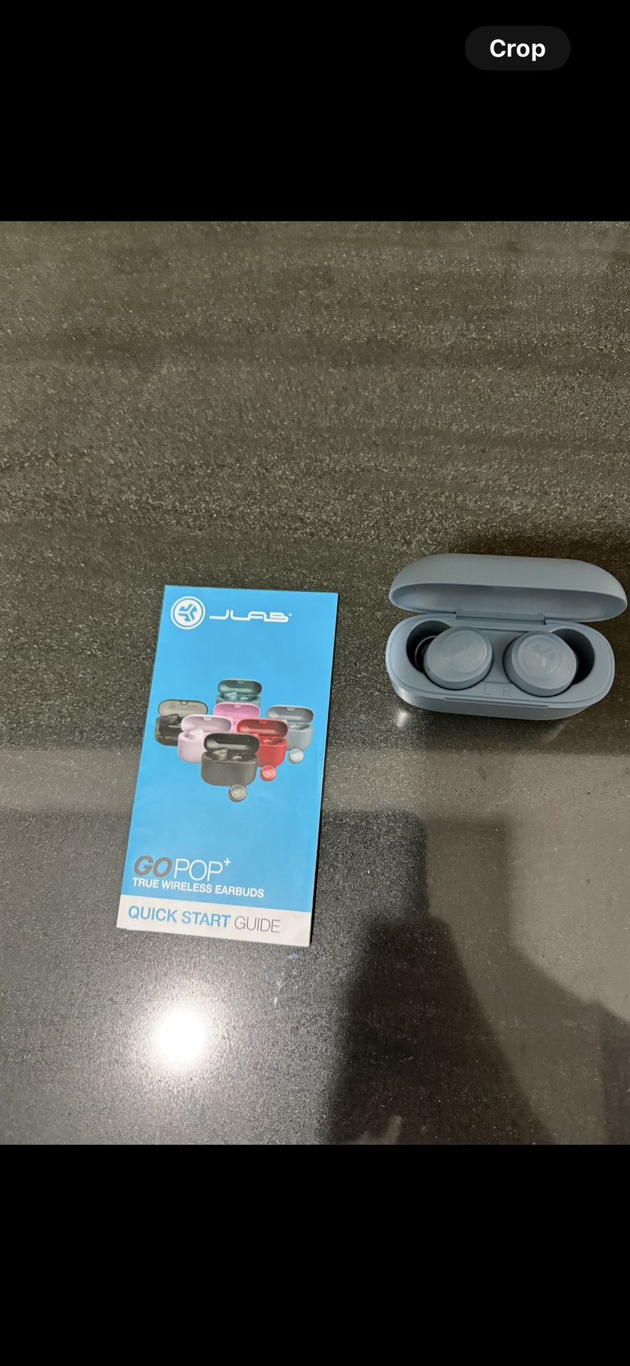 JLAB wireless Earbuds and 30 inch TV