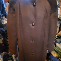 Wool Long Coat XL