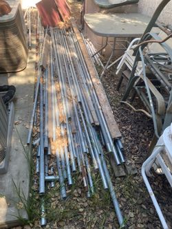 FREE steel pipe 1 5/8" various lengths (5-10')