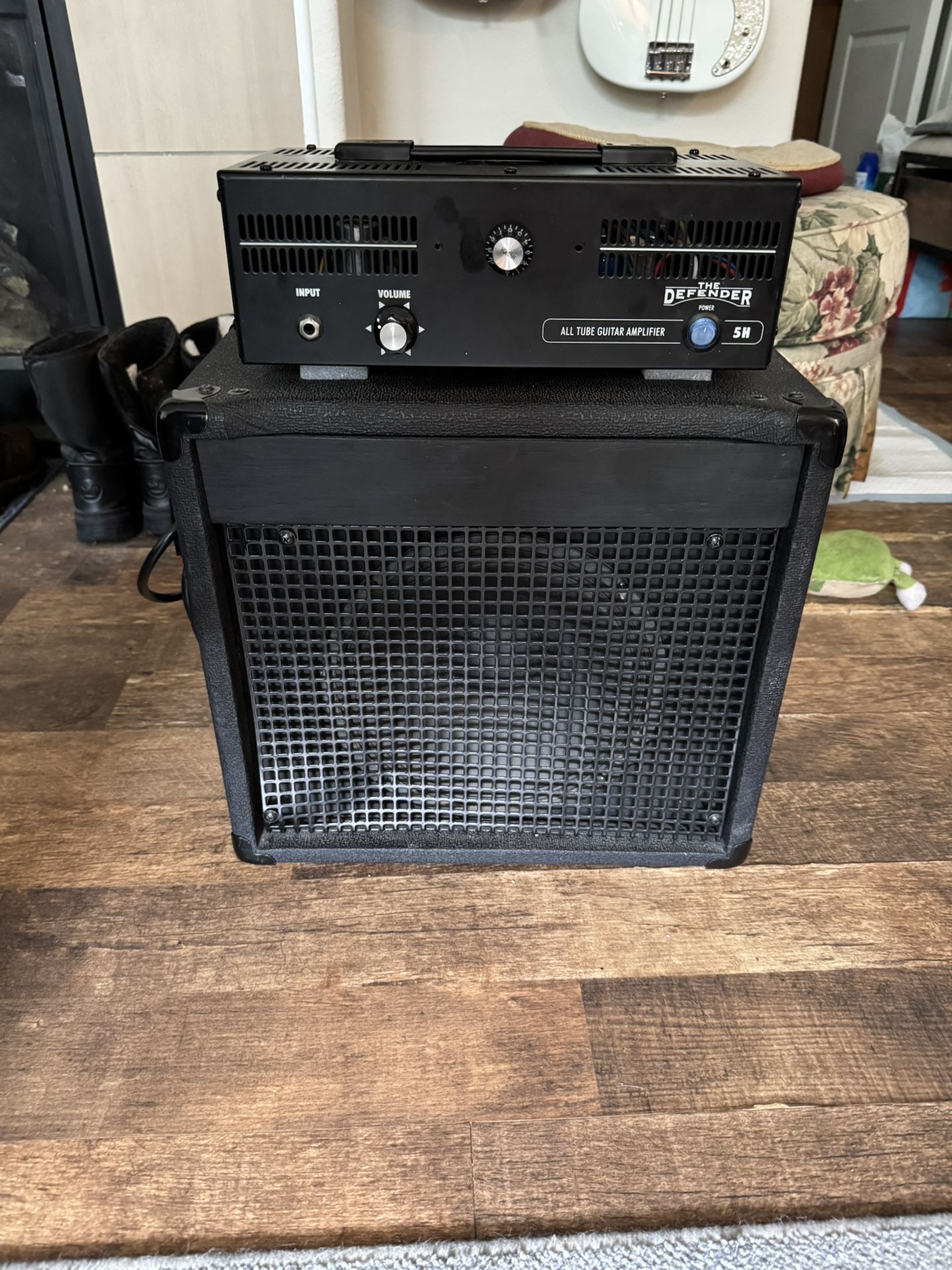 Defender All Tube Guitar Amp Head With 10 Inch Speaker Can