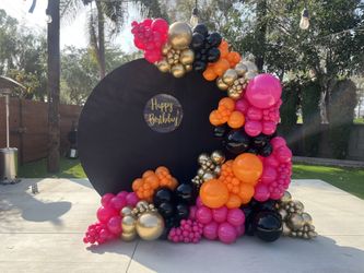 Balloons & Backdrop