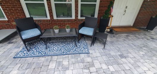 3-Piece Outdoor Wicker Patio Set