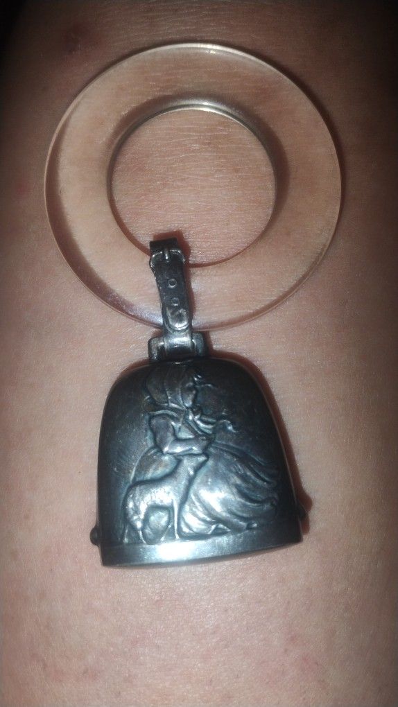 Vintage Sterling Baby Rattle