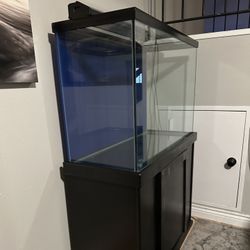 Never Used! 55 Gallon Tall Aquarium Tank W/ Stand And Sump