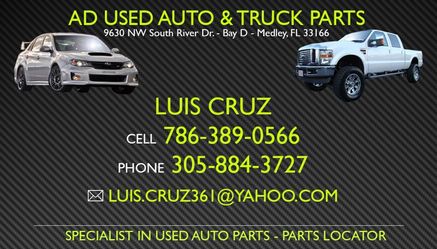 Used auto parts