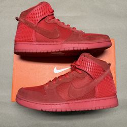 Nike Dunk High CMFT Premium Red October Mens size 14 shoes Ultra Rare!