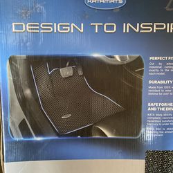 Kara mats car floor mat color black 3 piece  new in box