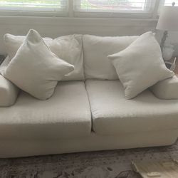 Love Seat And Ottoman 