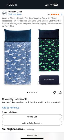 Kids Glow In The Dark Sleeping Bag