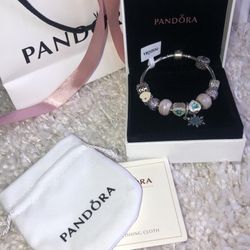 New Pandora Bracelet With Charms