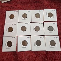 Collectible Coins Wheat Pennies