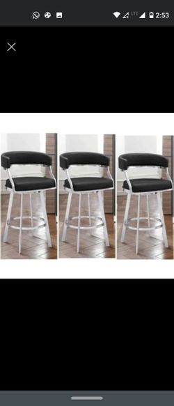 Barstools Chairs Set of 3. New