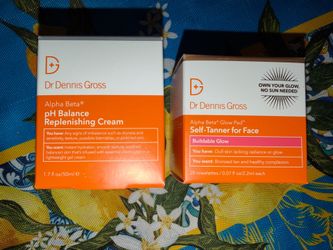Dr. Dennis Gross Skincare Bundle | Alpha Beta pH Cream + Self-Tanner Glow Pads | Brand New Sealed