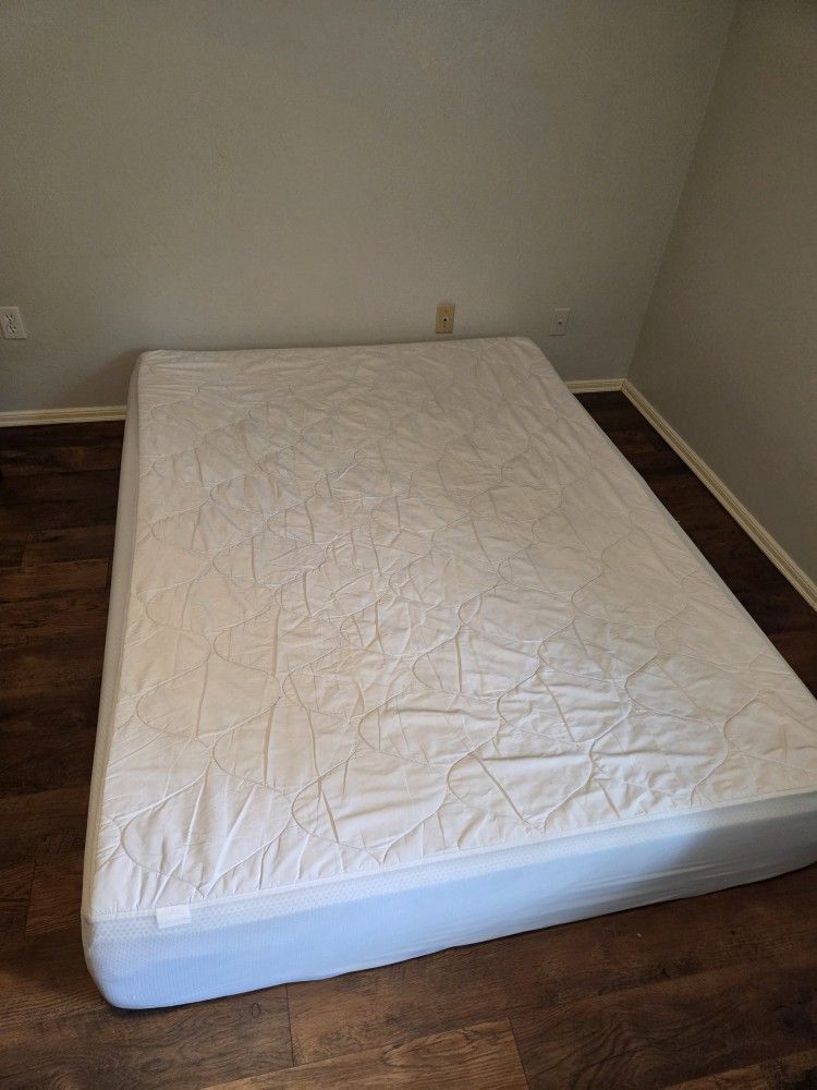 Queen Foam Mattress With Bed Frame FREE