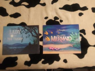 (2) sets Disney lithograph lithos 4 each. Plus 4 postcards
