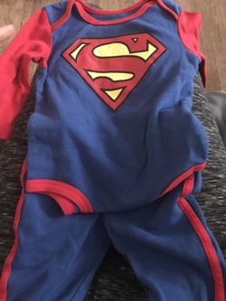Baby boy Superman costume 3-6 months