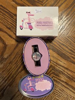 Pink Panther Watch  40th Anniversary  Rare