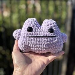 Pokémon Ditto Handmade 🧶 Crochet 🧶 Plushie 