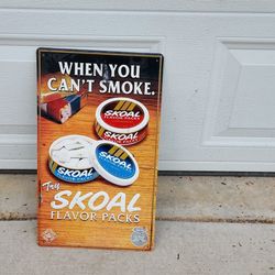 SKOAL sign
