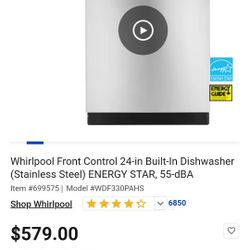 Whirlpool Dishwasher