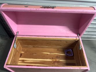 Big heavy wooden chest
