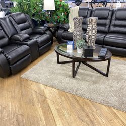 RECLINING SOFA & LOVESEAT