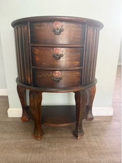 Vintage wooden side table