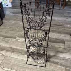 3 Tier Metak Basket 