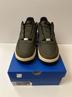 Nike undefeated Air Force 1 low ballistic olive men’s size 9.5