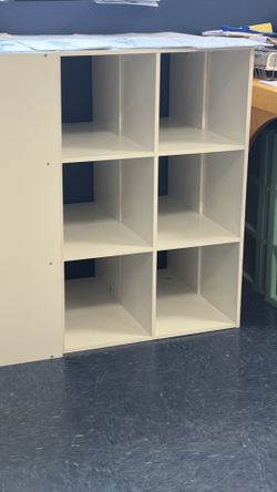 6 cube storage organizer/ Organizador de 6 cubos