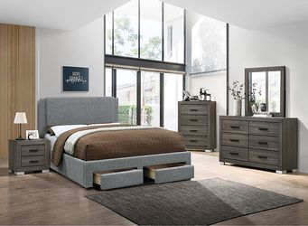 Brand new full size double drawer storage bed fully slatted. Mattress ready