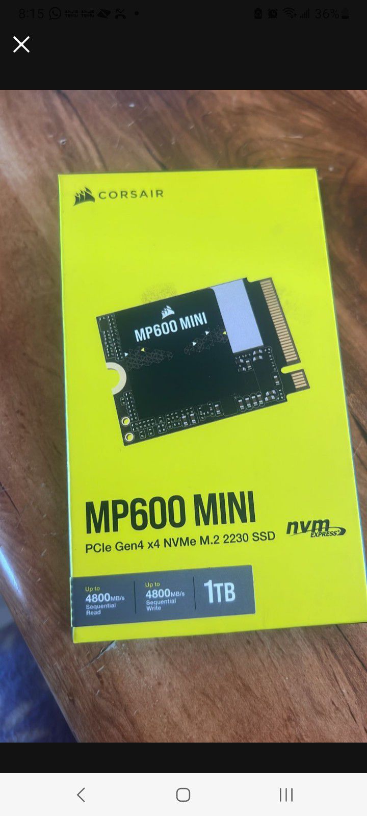 Mp600 Mini M.2 2230 Ssd