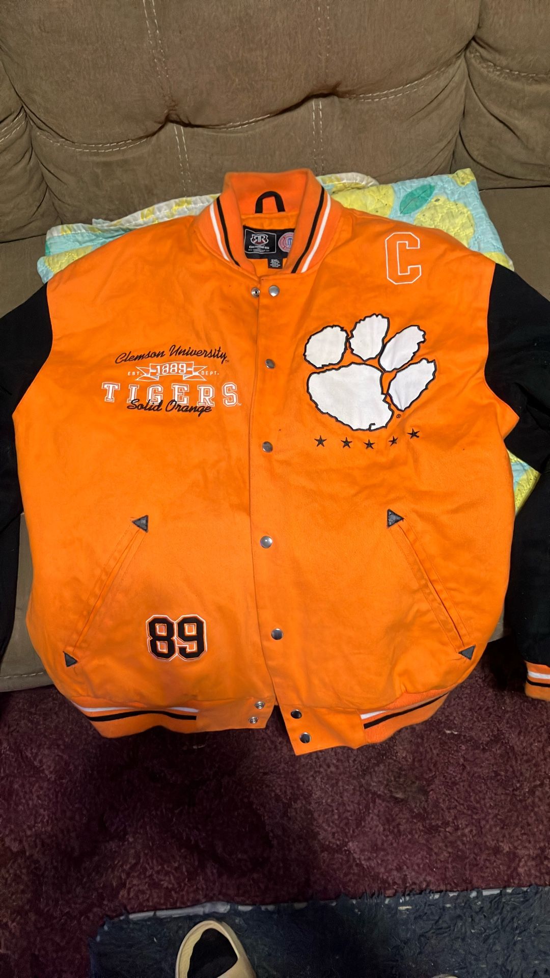 89 Clemson Varsity Jacket
