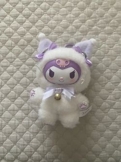 Kuromi plush keychain