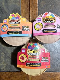 Crazy Fun Mystery Dumpling 3-Pack Bundle