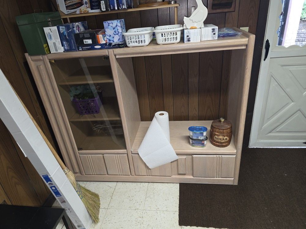 Tv Cabinet Stand Heavy Wood 