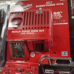 Milwaukee 5.0ah Battery And Charger Pack