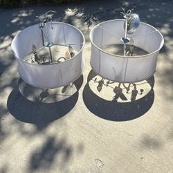 2 Chandeliers 