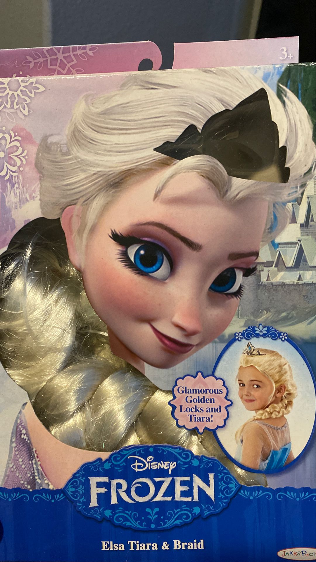 Elsa tiara and braid