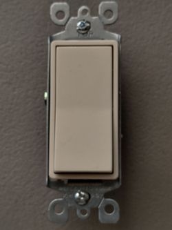 21 Leviton Decora Switches - Light Almond