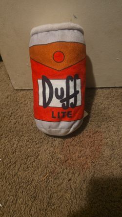 The Simpsons Duff Lite Beer Can Plush