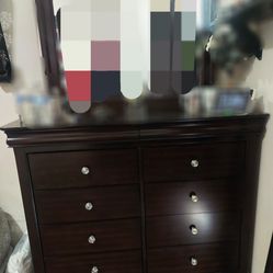 Chest, Dresser With Mirror, Side Dresser