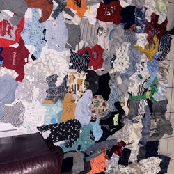 Baby boy clothing bundle size NB-12M 120+ pieces