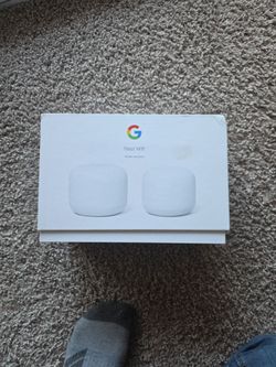 Google nest Wi-Fi router and point