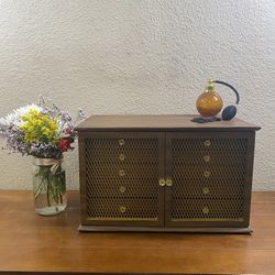 Mid-Century vintage Jewelry Cabinet/Armoire