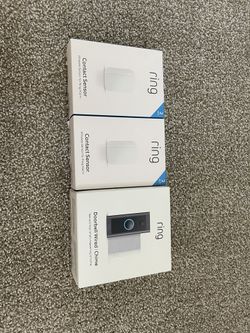 Ring Wired Doorbell And Sensors
