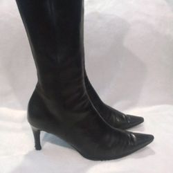 Women's Gucci Leather Heels Sz.7.5