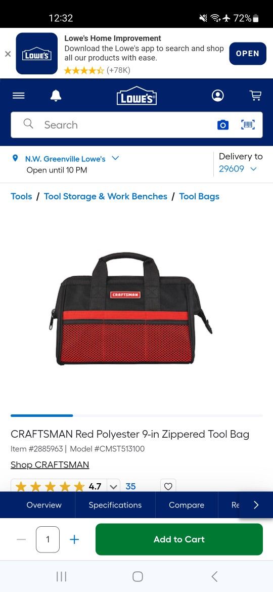 Craftsman Tool Bag