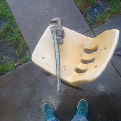 Cochran 24in Pipe Wrench Made 1908 Vintage