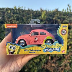 SpongeBob 1959 Volkswagen Beetle 1:32